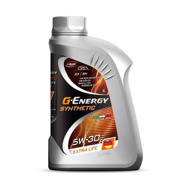 Масло моторное G-Energy Synthetic Extra Life 5W-30 C3 1л.