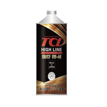 Масло моторное TCL High Line, Fully Synth, SN/CF, 5W40, 1л H0010540SP