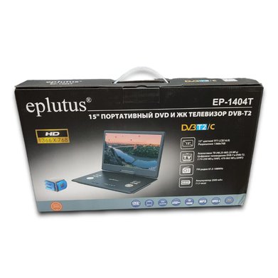 Фото Портативный DVD плеер 15" Eplutus EP-1404T c цифровым тюнером DVB-T2