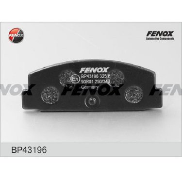 Колодки торм. зад. FENOX BP43196 Mazda 6, 323