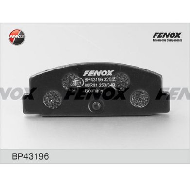 Фото Колодки торм. зад. FENOX BP43196 Mazda 6, 323