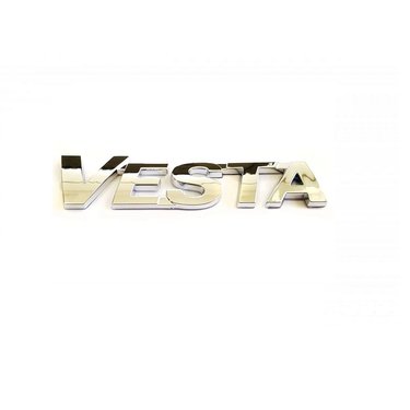 Шильдик VESTA на крышку багажника (хром)