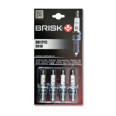 Свечи BRISK (блистер) DR17YC ГАЗ 405,409 Евро-3 