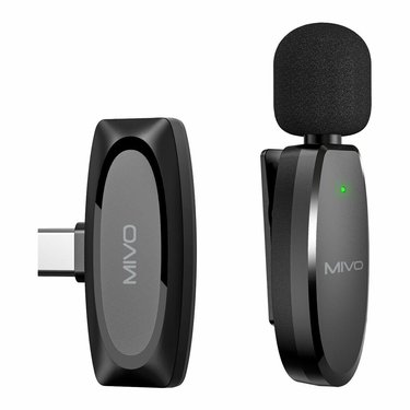 Беспроводной Bluetooth петличный микрофон Mivo MK-610T
