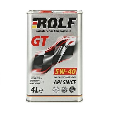 Масло моторное ROLF GT 5w40 SN/CF 4л