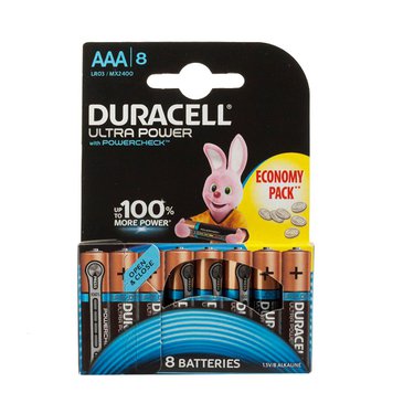 Батарейка Duracell UltraPower AAA LR03 алкалин. уп-8 1шт