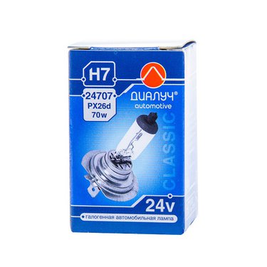 Лампа 24V Диал-Луч H7 70W 0357