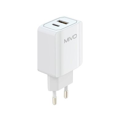 Фото Сетевое зарядное устройство MIVO MP-322Q USB + Type-C