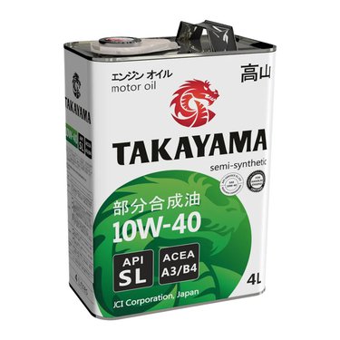 Масло моторное Takayama 10w40 SL/CF п/с 4л.