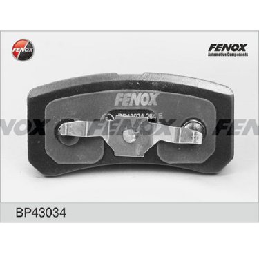 Колодки торм. зад. FENOX BP43034 ASX 10-, Outlender II, Citroen C4 12-, Peugeot 4007
