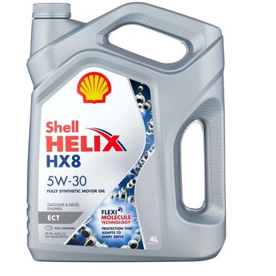 Фото Масло моторное shell helix 5w30 HX8 A3/B4 серый 4л.