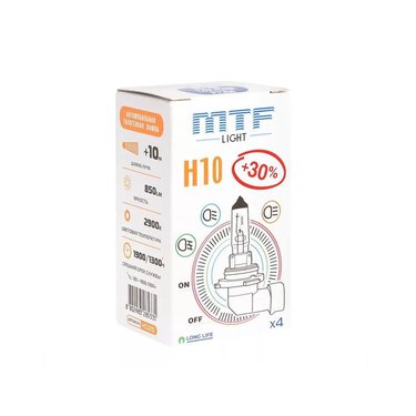 Лампа 12V MTF H10 42W Standart +30%