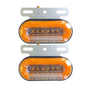 Габаритные фонари для грузовых автомобилей 24V (боковые) к-т 4шт