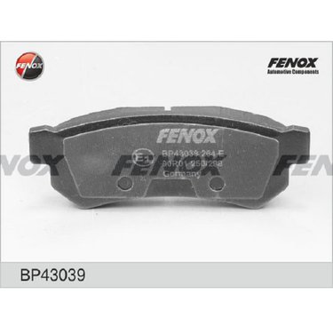 Колодки торм. зад. FENOX BP43039 Chevrolet Lacetti