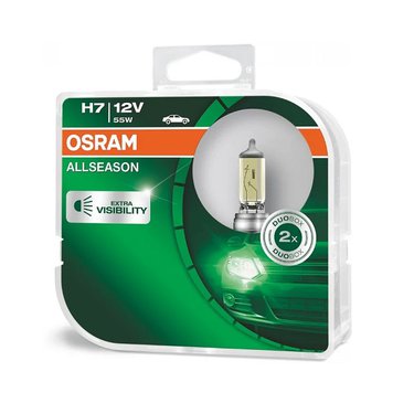 Лампа 12V OSRAM H7 55W ALLSEASON (Eurobox,2шт.)