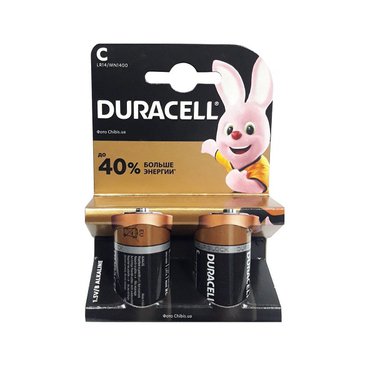 Батарейка Duracell Basic C LR14 алкалин. 1шт