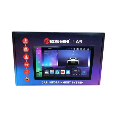 Автомагнитола BOS-MINI A9 (ANDROID 12) 9", 8-ядер., 2GB-ОЗУ, 32GB, 4G