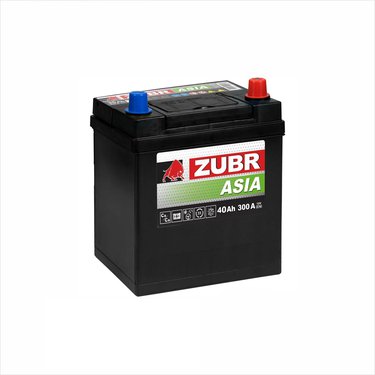 АКБ 40А ZUBR Premium Asia (190x120x200) EN300 - п.п.