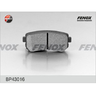 Фото Колодки торм. зад. FENOX BP43016 Hyundai i30, Accent 05-, Kia Rio II