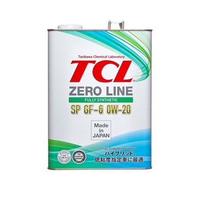 Фото Масло моторное TCL Zero Line Fully Synth,SP GF-6,0w20 4л Z0040020SP