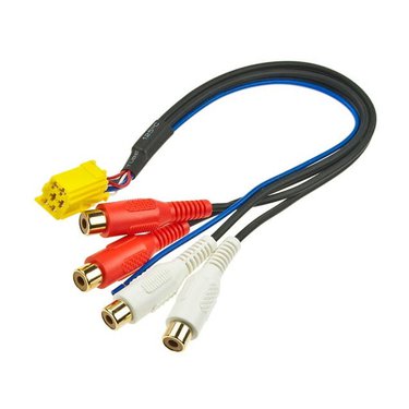 Разъем Mini-ISO GS-302 (4RCA)