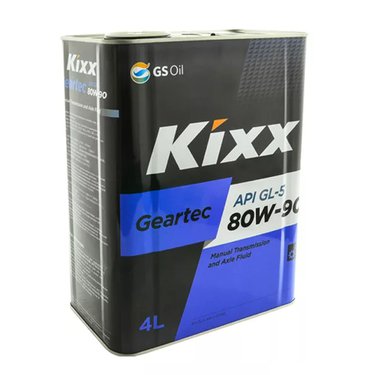 Масло транс. Kixx Geartec GL-5 80w90 4л