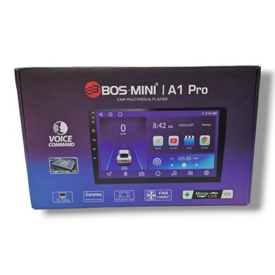 Фото Автомагнитола BOS-MINI A1 PRO (ANDROID 12) 9", 4-ядер., 4GB-ОЗУ, 64GB DSP