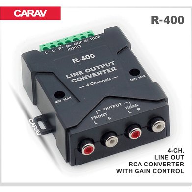 Фото Преобразователь уровня сигнала CARAV R-400 4-x кан.