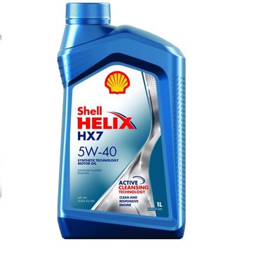 Масло моторное shell helix 5w40 HX7 A3/B4 синий 1л. 