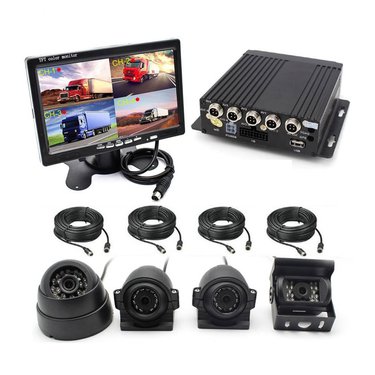 К-т видеонаблюдения для грузовиков + монитор XPX  4-камеры  