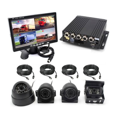 Фото К-т видеонаблюдения для грузовиков + монитор XPX  4-камеры  