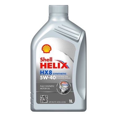 Фото Масло моторное shell helix 5w40 HX8 A3/B4 серый 1л.