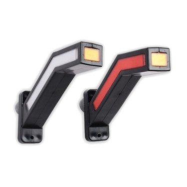 Габаритные фонари для грузовых автомобилей 12-24V (рога) к-т 2шт