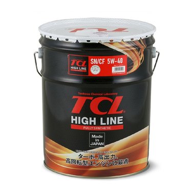 Масло моторное TCL High Line, Fully Synth, SN/CF, 5W40, 1л  БОЧКА 200л