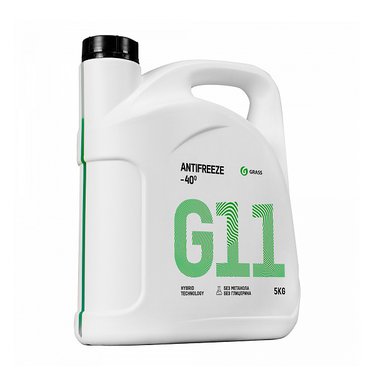 Антифриз GRASS G-11 -40 (зелен.) 5 кг. 110330