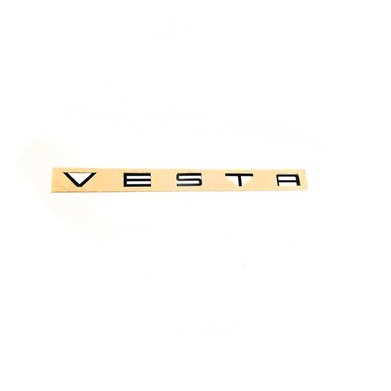 Фото Надпись VESTA на трафарете в стиле Porsche