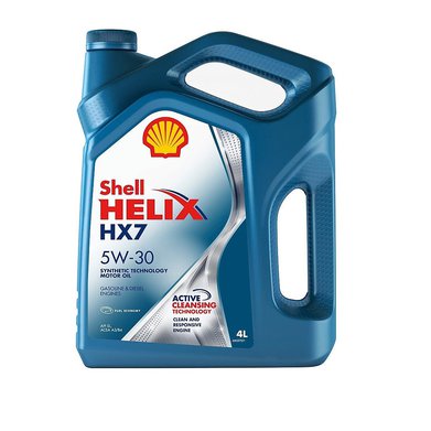 Фото Масло моторное shell helix 5w30 HX7 A3/B4 синий 4л. синт.