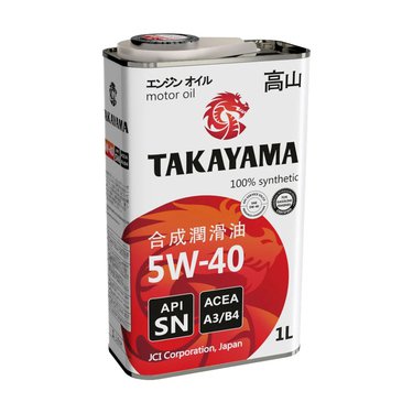 Масло моторное Takayama 5w40 SN/CF синт. 1л.