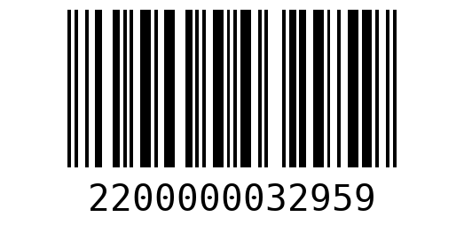 Штрихкод 2200000032959