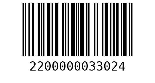 Штрихкод 2200000033024