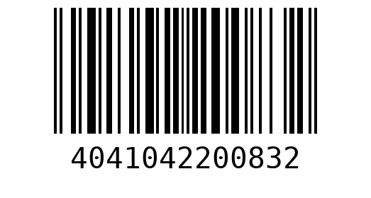Штрихкод 4041042200832