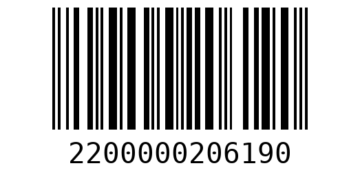 Штрихкод 2200000206190