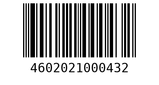 Штрихкод 4602021000432