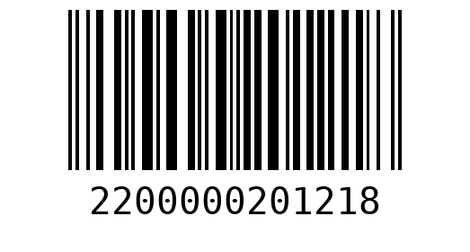 Штрихкод 2200000201218