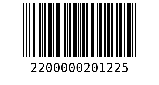 Штрихкод 2200000201225