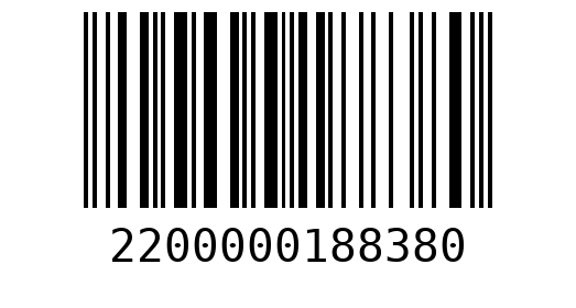Штрихкод 2200000188380