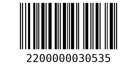 Штрихкод 2200000030535