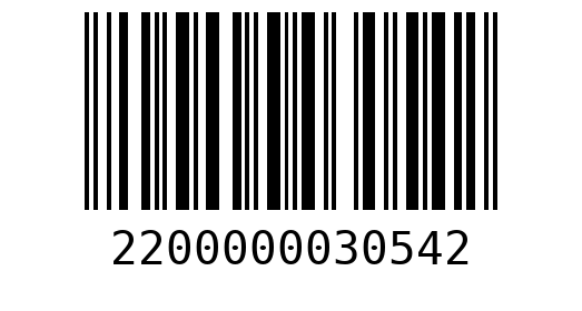 Штрихкод 2200000030542