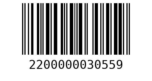 Штрихкод 2200000030559