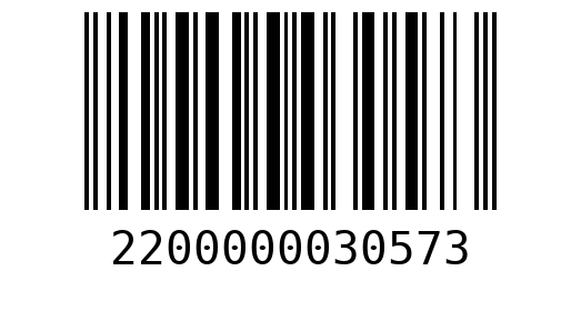 Штрихкод 2200000030573